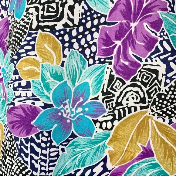 80s Tropical Blouse - Picture 7 of 9